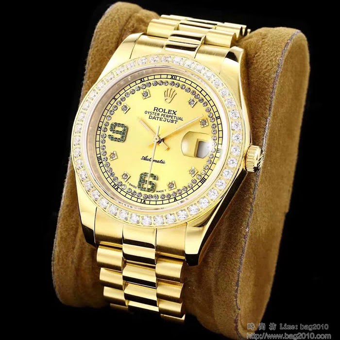 ROLEX勞力士 最新日誌款 複刻正品 鑽石刻度錶盤 高端系列 男士腕表 超強防水  wssb5050